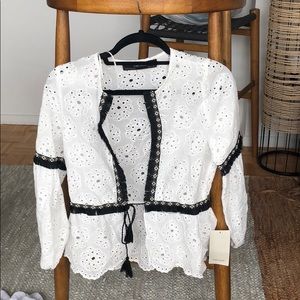 Zara never worn tags on top